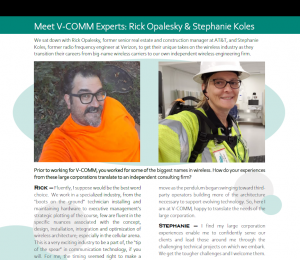 Meet V-COMM Experts Rick Opalesky and Stephanie Koles