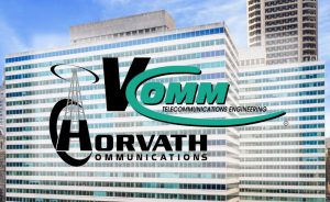V-COMM and Horvath Communications Partner Logo Two Penn Center Philadelphia